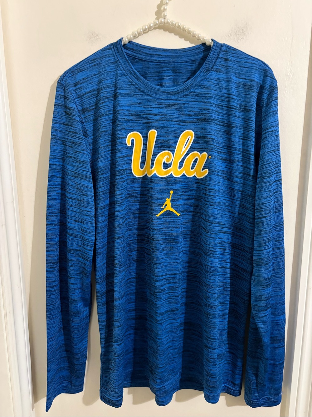 UCLA Men’s Blue Long-Sleeve Logo Tee by Jordan Brand